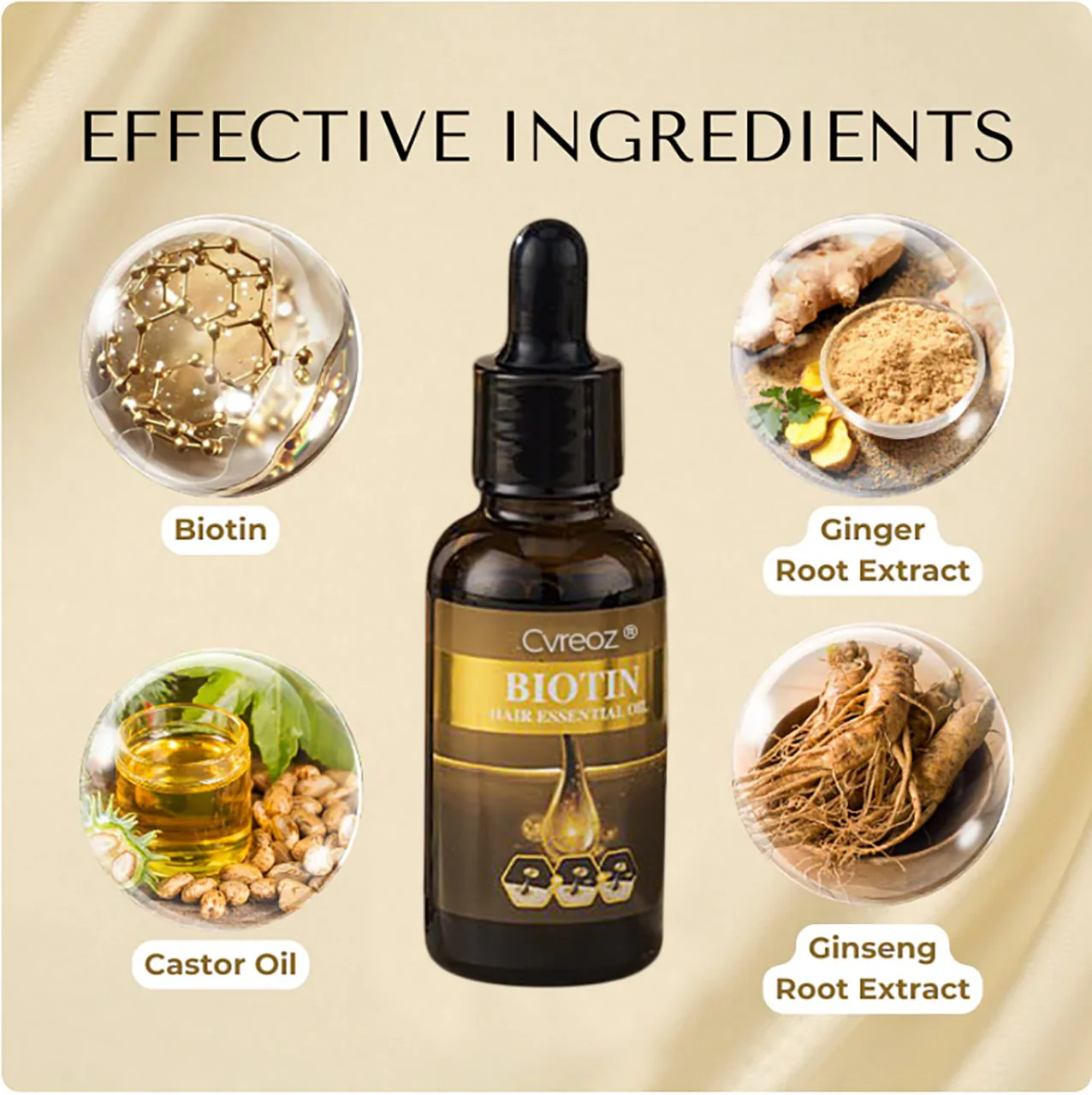Cvreoz® Biotin Hair Essential Oil 5 Cvreoz® Biotin Hair Essential Oil - Image 5
