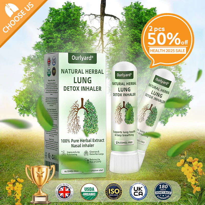 Ourlyard® Natural Herbal Lung Detox Inhaler 12 Ourlyard® Natural Herbal Lung Detox Inhaler - Image 12