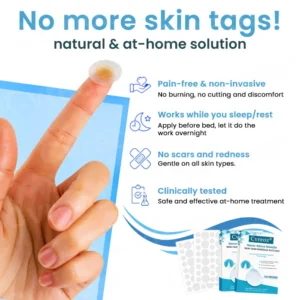 Cvreoz® Nano-Micro Needle Skin Tags Removal Patches | No More Hiding that Skin