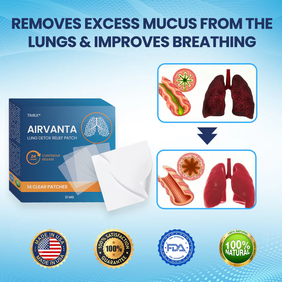Timilk® AirVanta Lung Detox Relief Patch 3 Timilk® AirVanta Lung Detox Relief Patch
