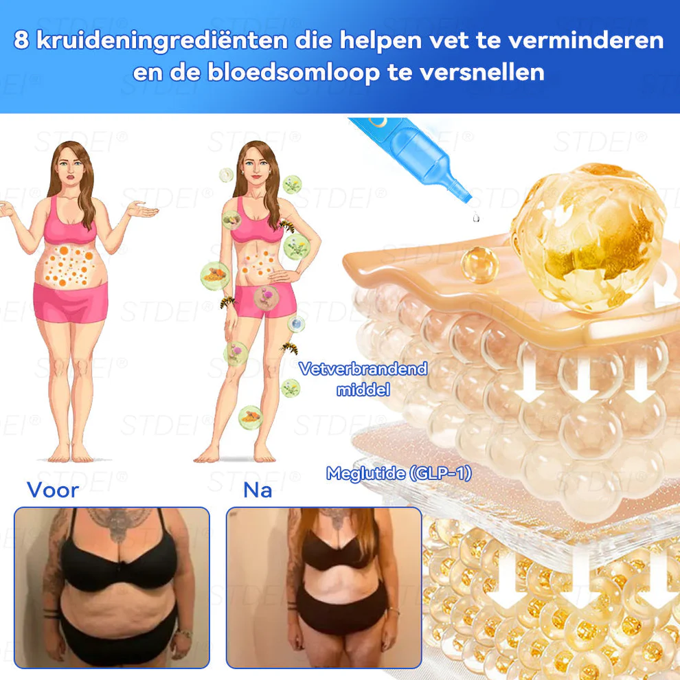STDEI® GLP-1 Weight Loss Health Ampoule Oral Liquid 12 STDEI® GLP-1 Afvallen Gezondheid Ampul Orale Vloeistof