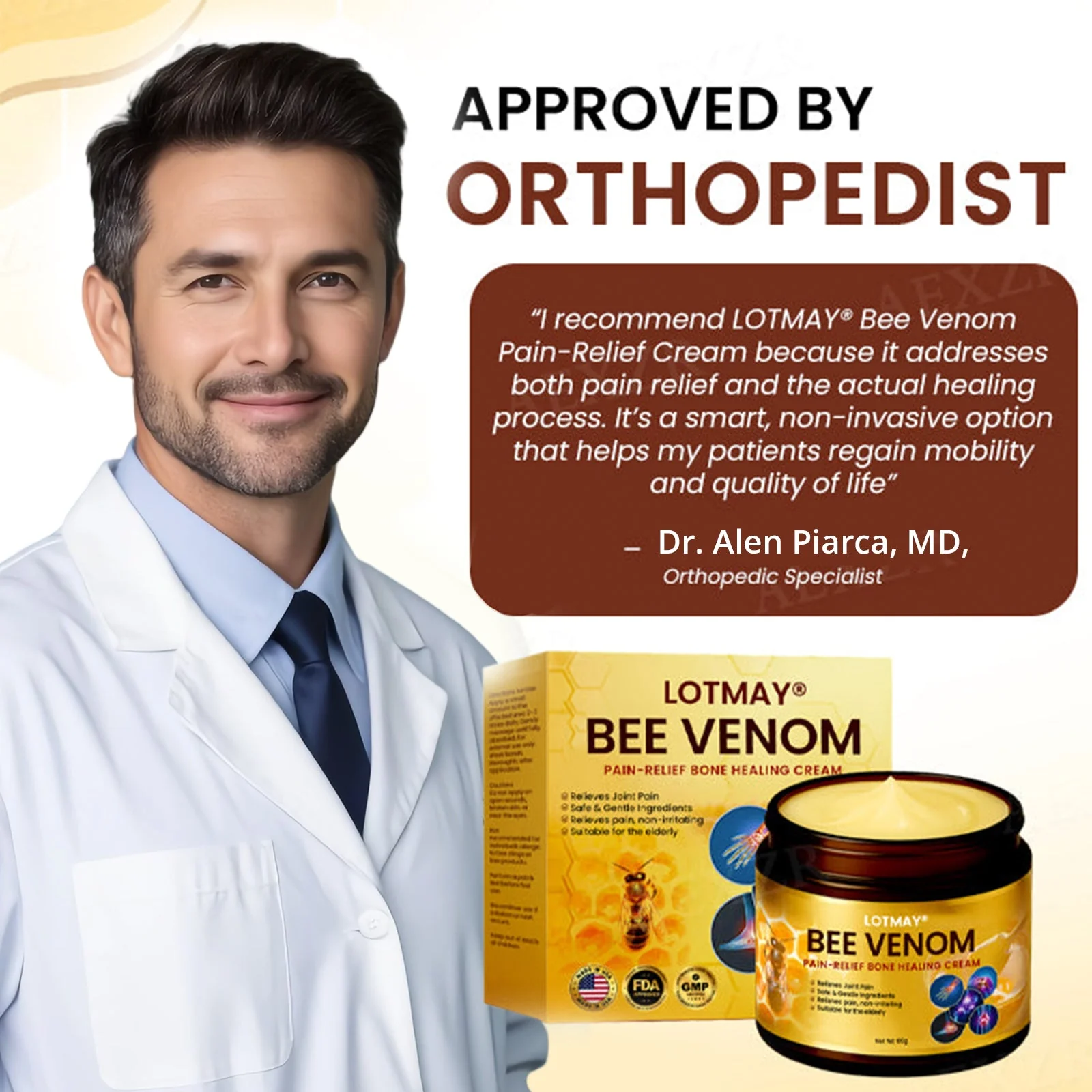 LOTMAY® Bee Venom Pain-Relief Bone Healing Cream 6 LOTMAY® Bee Venom Pain-Relief Bone Healing Cream - Image 6