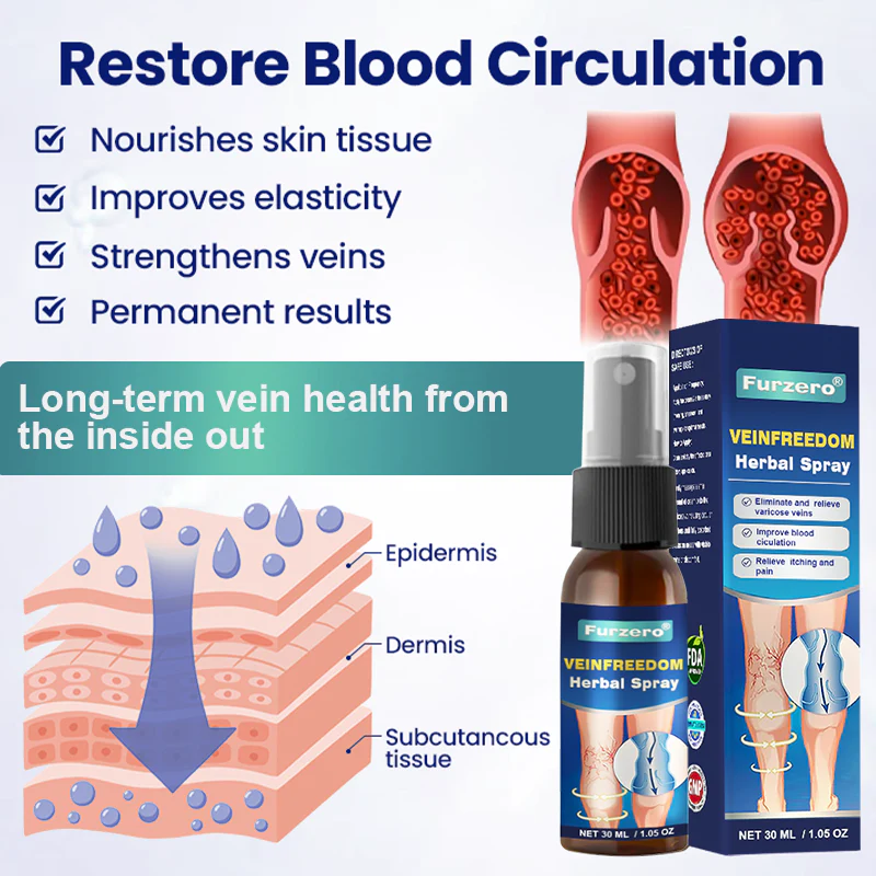 Furzero® VeinFreedom Herbal Spray - MicroMist Therapy 5 Furzero® VeinFreedom Herbal Spray - MicroMist Therapy