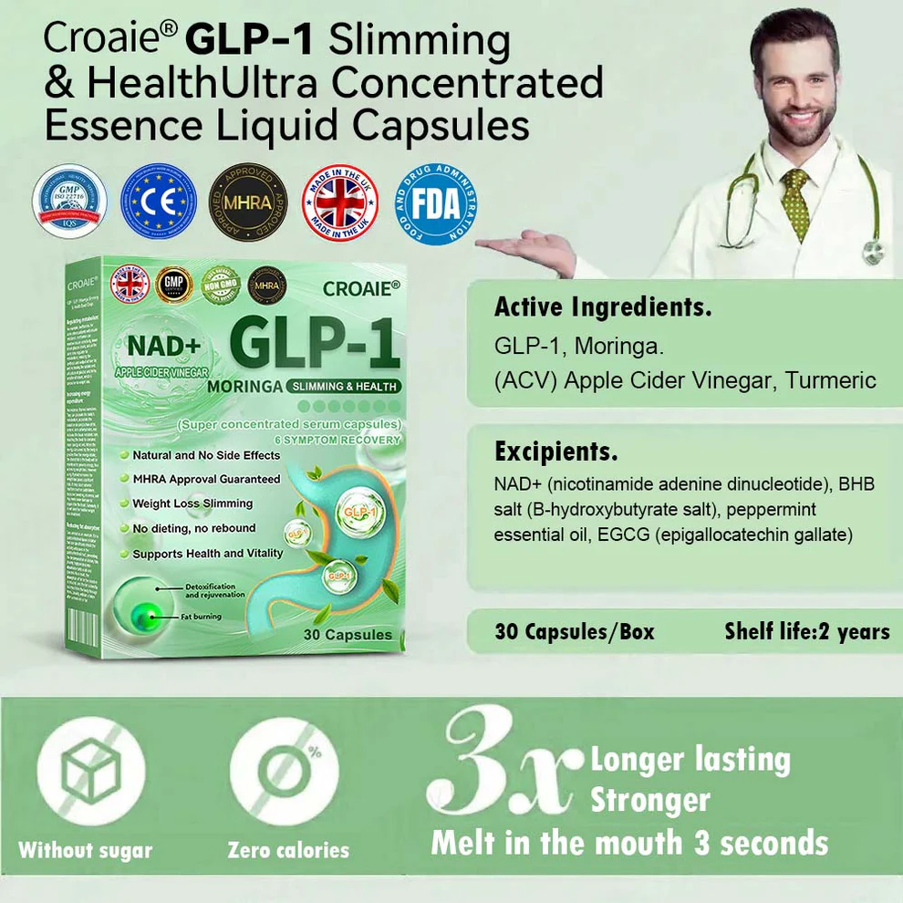 Croaie® GLP-1 Slimming & Health Ultra Concentrated Essence Liquid Beads 19 Croaie® GLP-1 Slimming & Health Ultra Concentrated Essence Liquid Beads