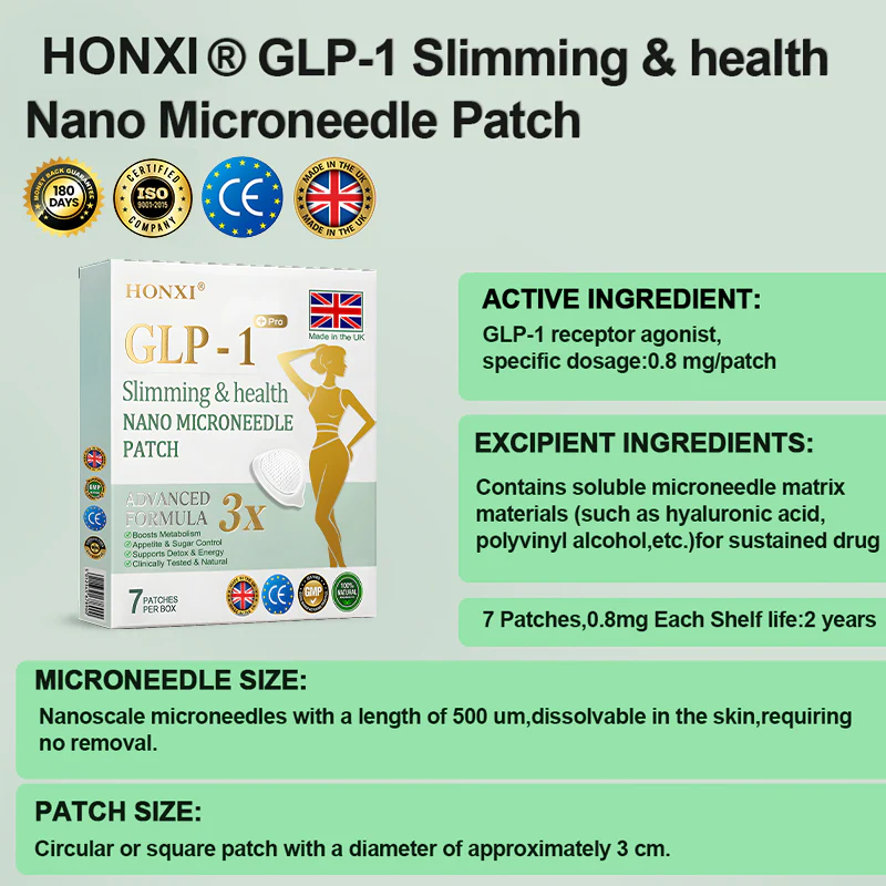 Honxi® Tirzepatide Slimming & health NANO MICRONEEDLE PATCH 6 Honxi® Tirzepatide Slimming & health NANO MICRONEEDLE PATCH