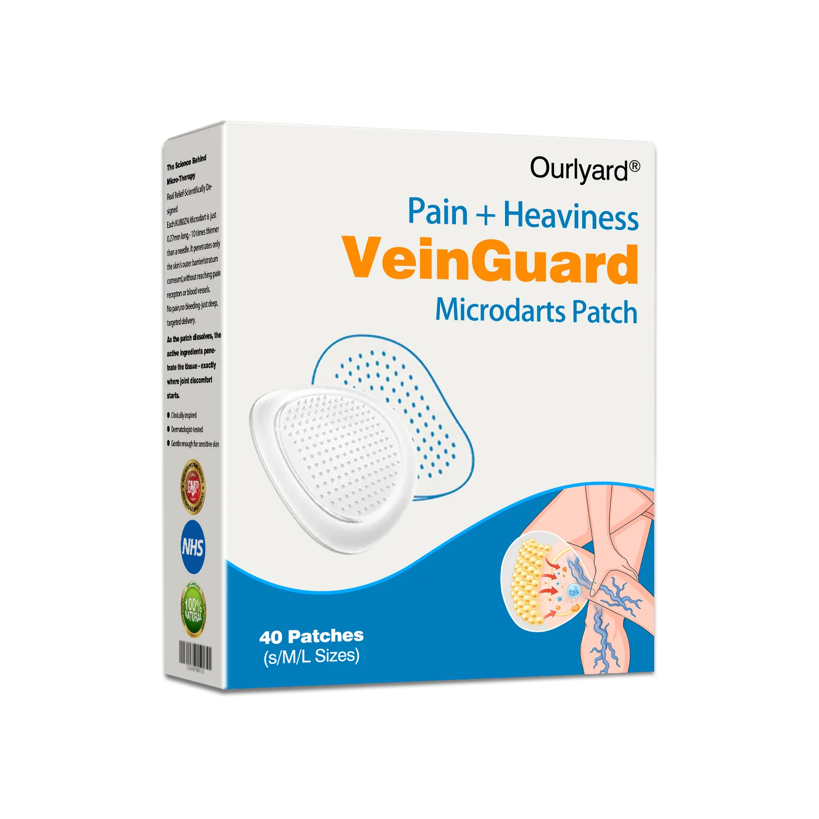 Ourlyard® VeinGuard Pain & Heaviness Microdarts Patch 14 Ourlyard® VeinGuard Pain & Heaviness Microdarts Patch - Image 14