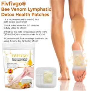 Fivfivgo® Bee Venom Lymphatic Detox Health Patches 10 Fivfivgo® Bee Venom Lymphatic Detox Health Patches
