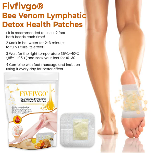 Fivfivgo® Bee Venom Lymphatic Detox Health Patches 3 Fivfivgo® Bee Venom Lymphatic Detox Health Patches