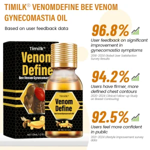 Timilk® VenomDefine Bee Venom Gynecomastia Oil 11 Timilk® VenomDefine Bee Venom Gynecomastia Oil