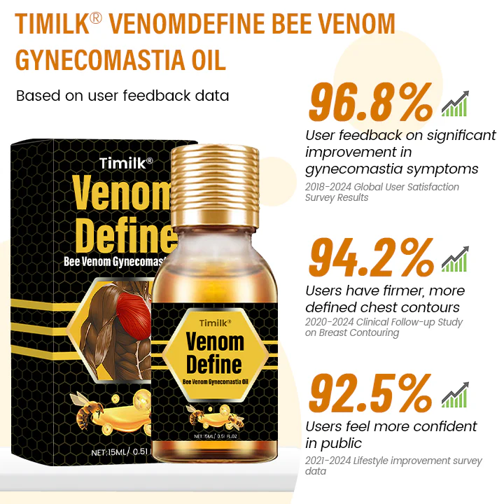 Timilk® VenomDefine Bee Venom Gynecomastia Oil 3 Timilk® VenomDefine Bee Venom Gynecomastia Oil