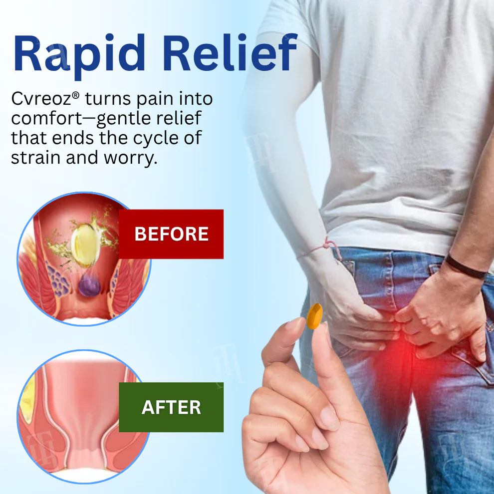 Cvreoz® Natural Herbs Strength Hemorrhoids Capsules 2 Cvreoz® Natural Herbs Strength Hemorrhoids Capsules