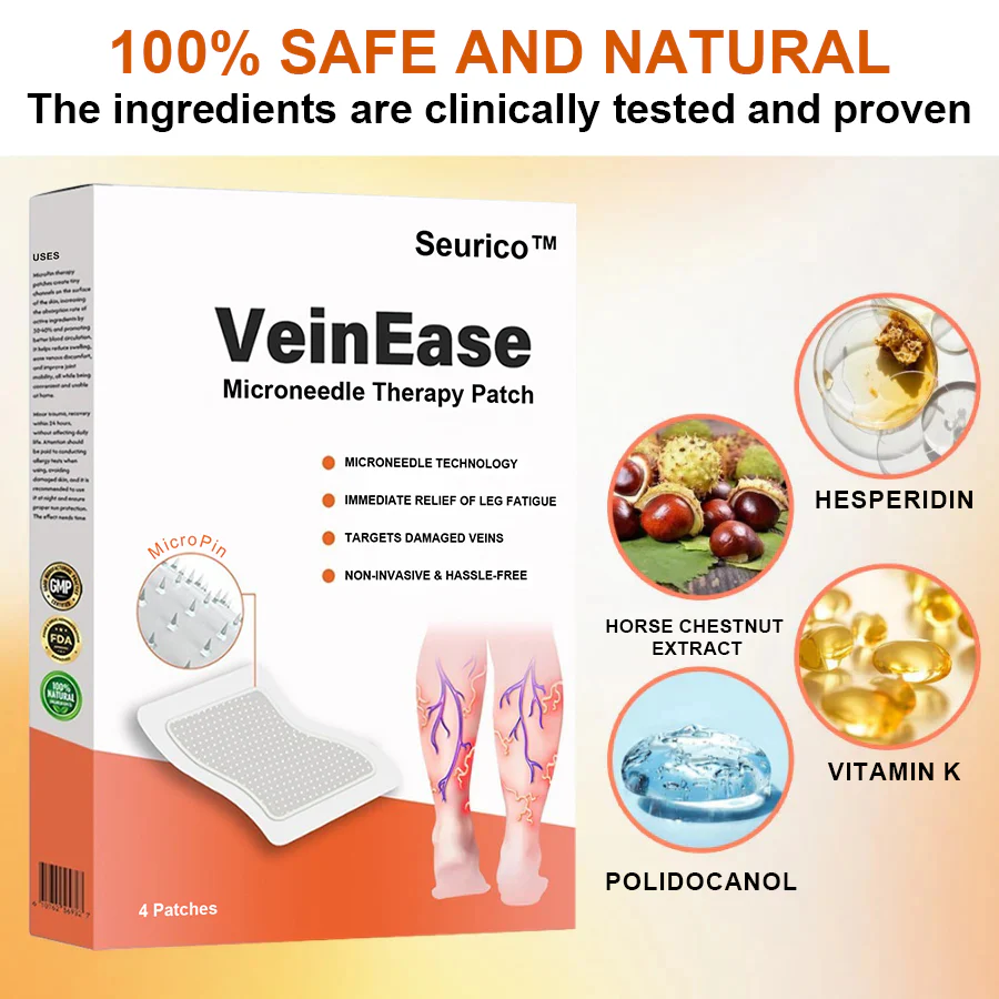 Seurico™ VeinEase Mikronadel-Therapie- Aufnaher 2 Seurico™ VeinEase Mikronadel-Therapie- Aufnaher
