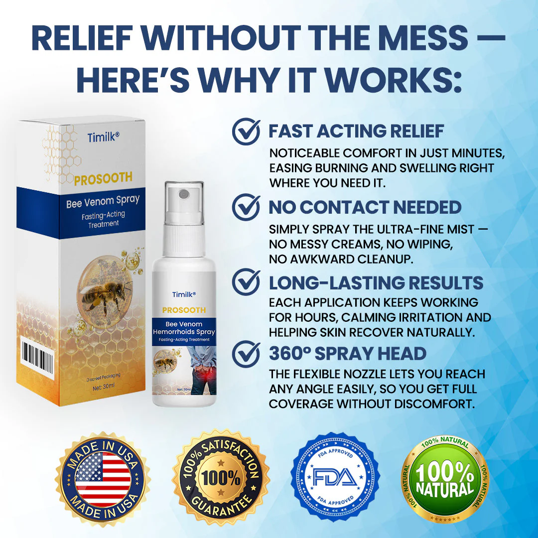 Timilk® ProSooth Bee Venom Hemorrhoids Spray - Image 6
