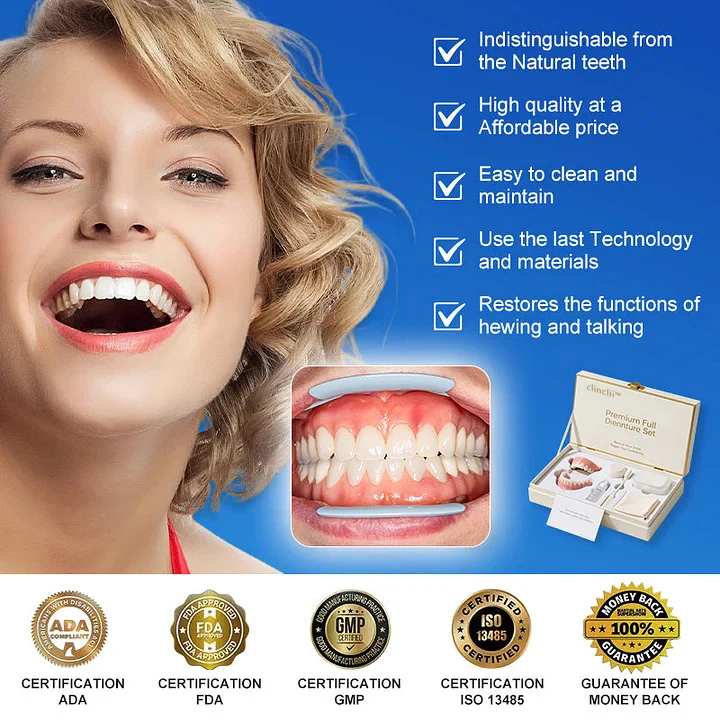 CLINCLII™ --Advanced Customized Full Denture Set 2 Advanced Customized Full Denture Set