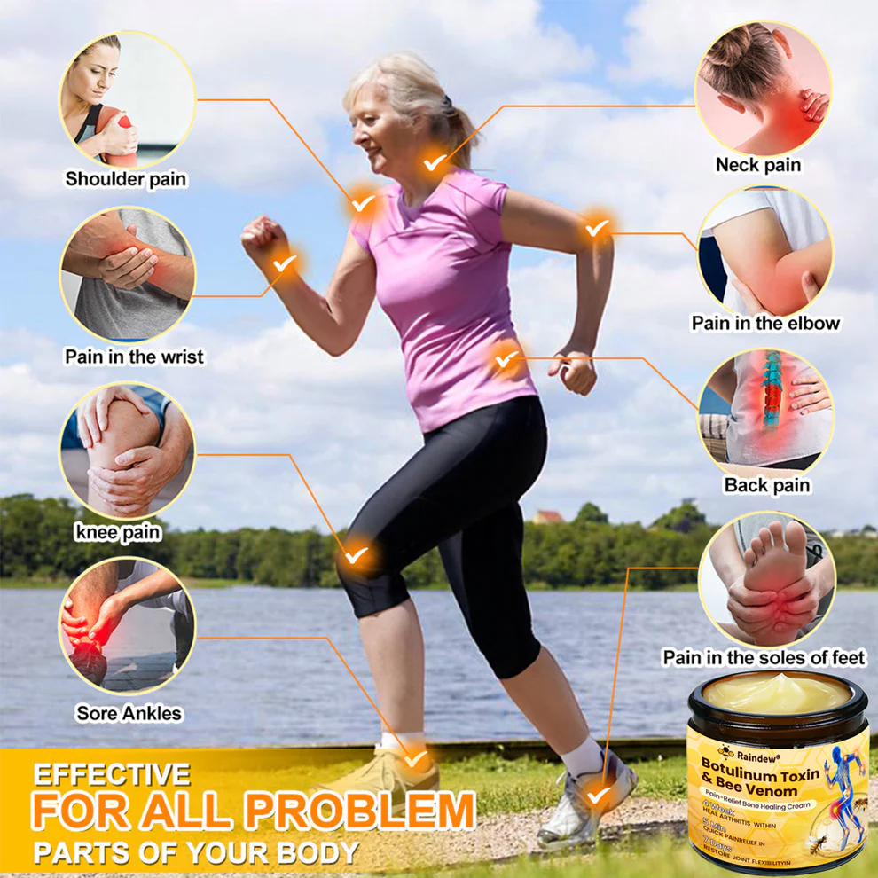 Raindew® Botulinum Toxin & Bee Venom Pain-Relief Bone Healing Cream 16 Raindew® Botulinum Toxin & Bee Venom Pain-Relief Bone Healing Cream