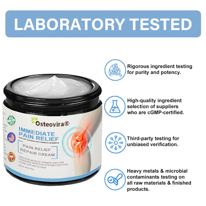 Osteovira® Advanced Magnesium Pain Relief Cream 13 Osteovira® Advanced Magnesium Pain Relief Cream