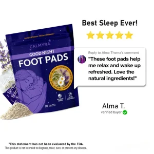 Calmyra Rekindle Intimacy Detox Foot Pads - Restore Connection Naturally
