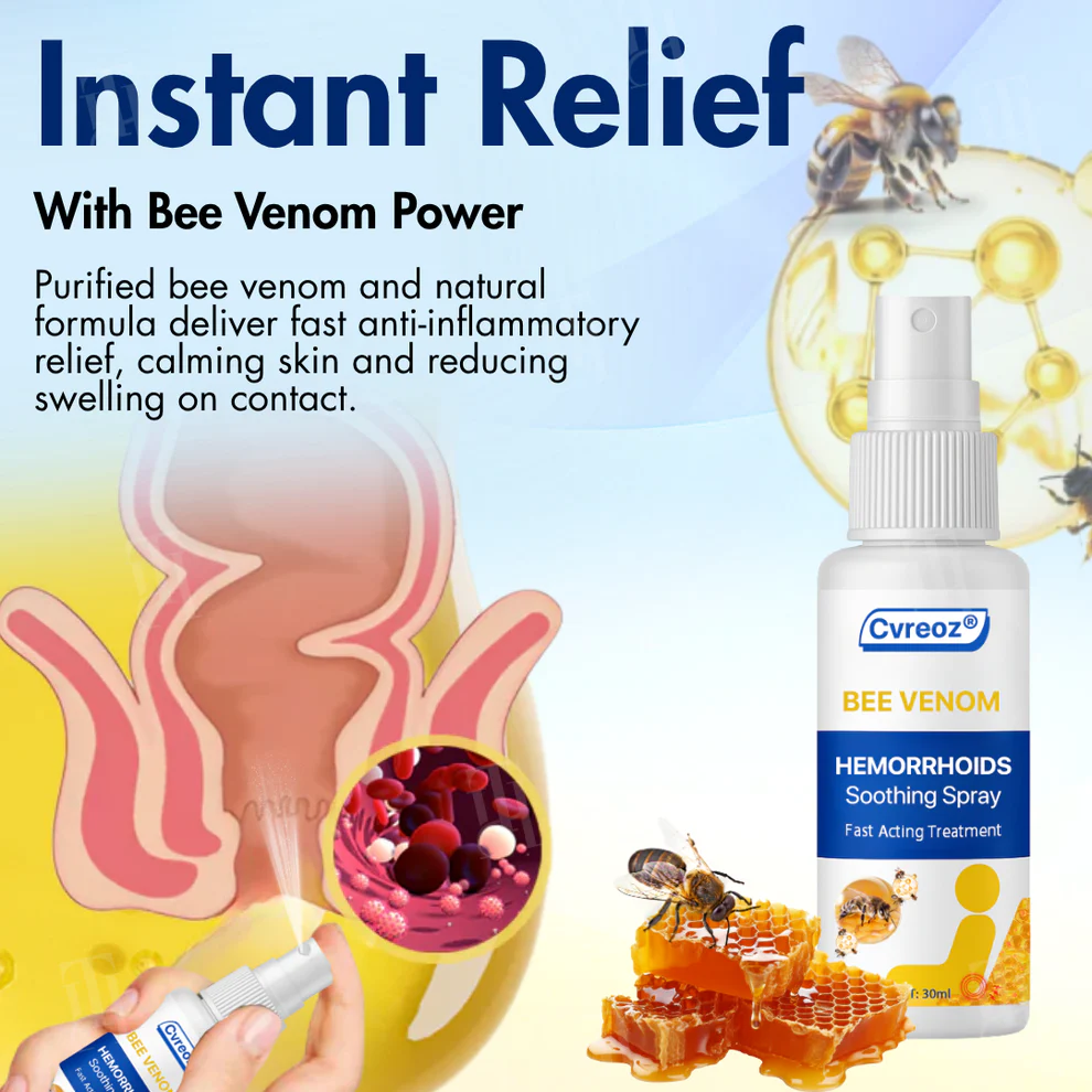 Cvreoz® Bee Venom Hemorrhoids Soothing Spray 4 Cvreoz® Bee Venom Hemorrhoids Soothing Spray