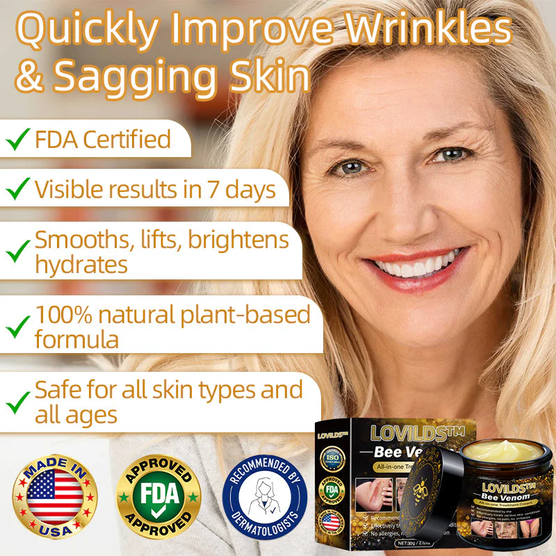 LOVILDS™ Bee Venom Cream — Trusted by Millions for Healthy, Glowing Skin 4 LOVILDS™ Bee Venom Cream — Trusted by Millions for Healthy, Glowing Skin