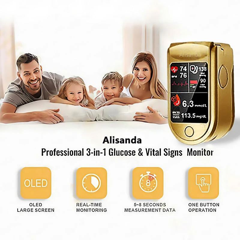Alisanda™ 3-in-1 Health Monitor Painless Testing - Extremely Fast Readings - Accurate Tracking 5 Alisanda™ 3-in-1 Health Monitor Painless Testing - Extremely Fast Readings - Accurate Tracking