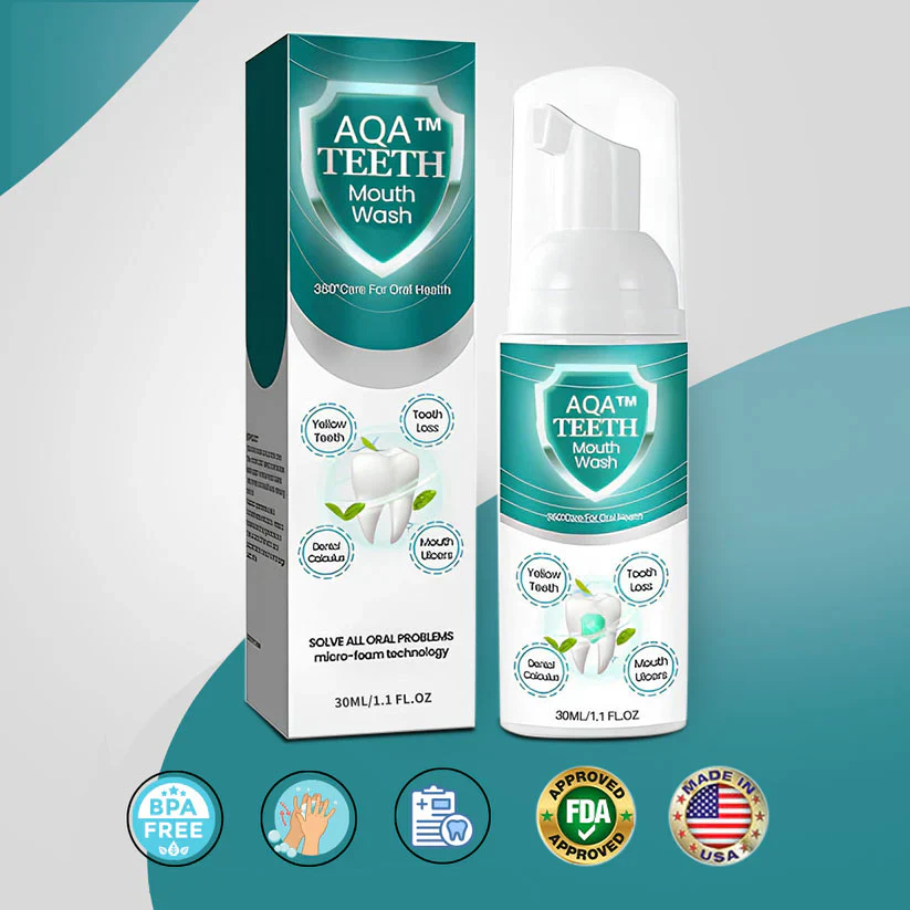 AQA™ NEW TEETH Mouthwash - Solve all Oral Problems 1 AQA™ NEW TEETH Mouthwash - Solve all Oral Problems