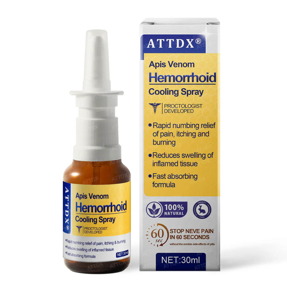 ATTDX® Apis Venom Hemorrhoid Cooling Spray 7 ATTDX® Apis Venom Hemorrhoid Cooling Spray
