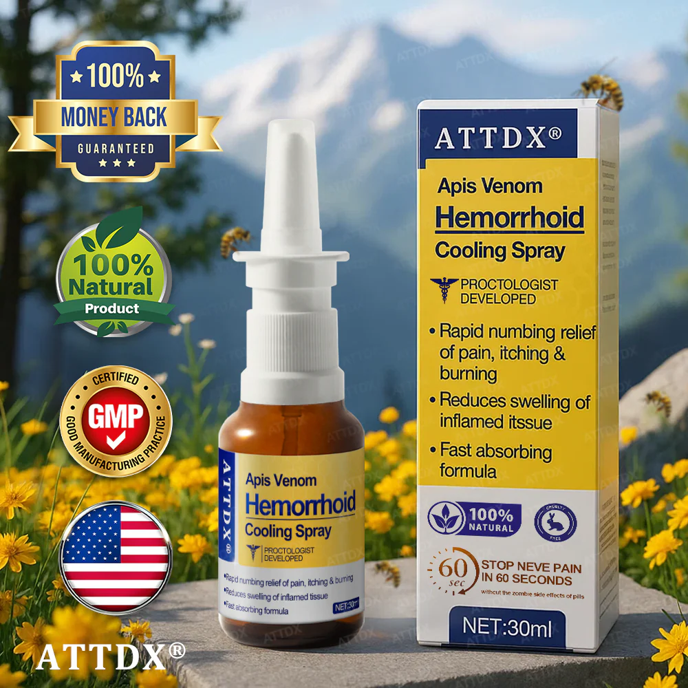 ATTDX® Apis Venom Hemorrhoid Cooling Spray 1 ATTDX® Apis Venom Hemorrhoid Cooling Spray