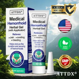 ATTDX® Medical Hemorrhoid Herbal Gel with Applicator