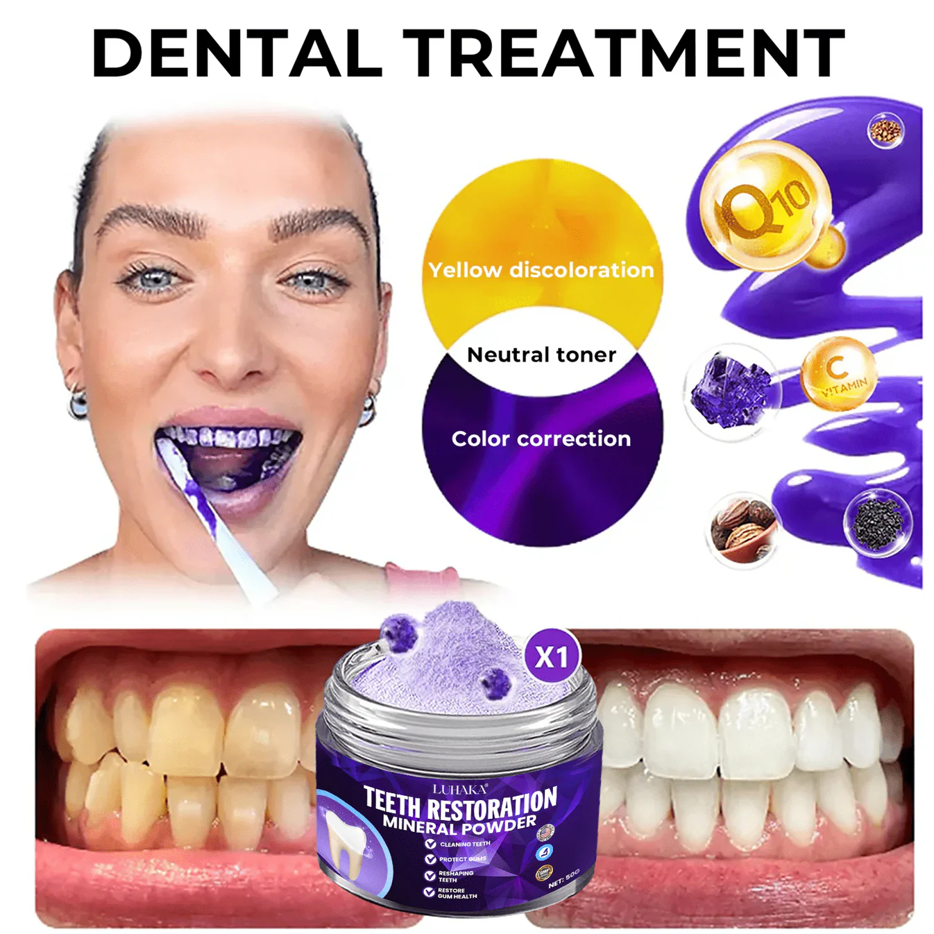 LUHAKA® Dental Repair Mineral Powder 7 LUHAKA® Dental Repair Mineral Powder