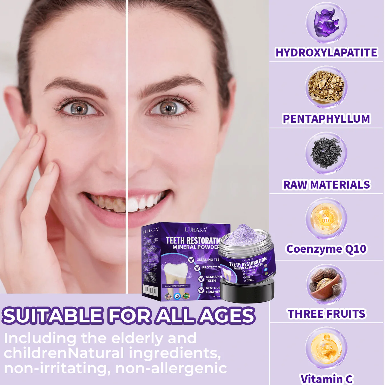 LUHAKA® Dental Repair Mineral Powder 9 LUHAKA® Dental Repair Mineral Powder - Image 9