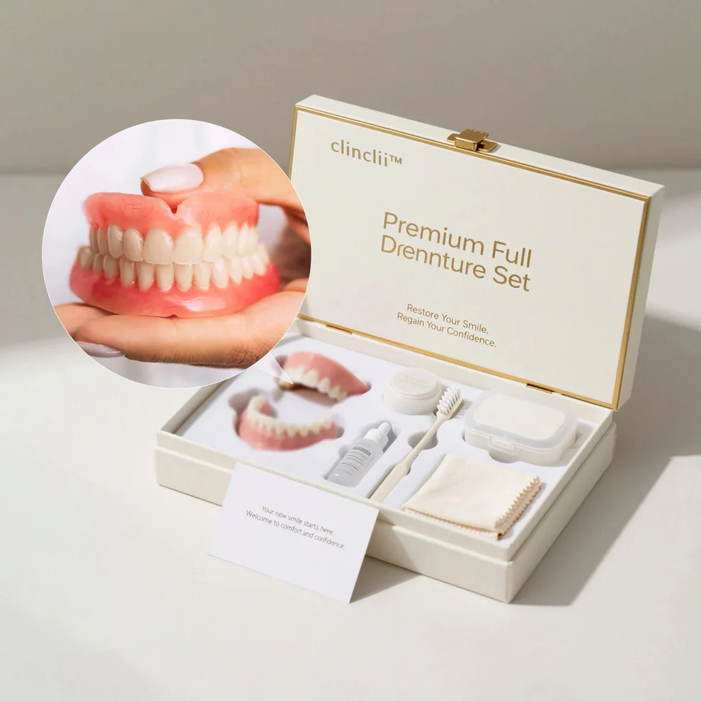 CLINCLII™ --Advanced Customized Full Denture Set 1 Advanced Customized Full Denture Set