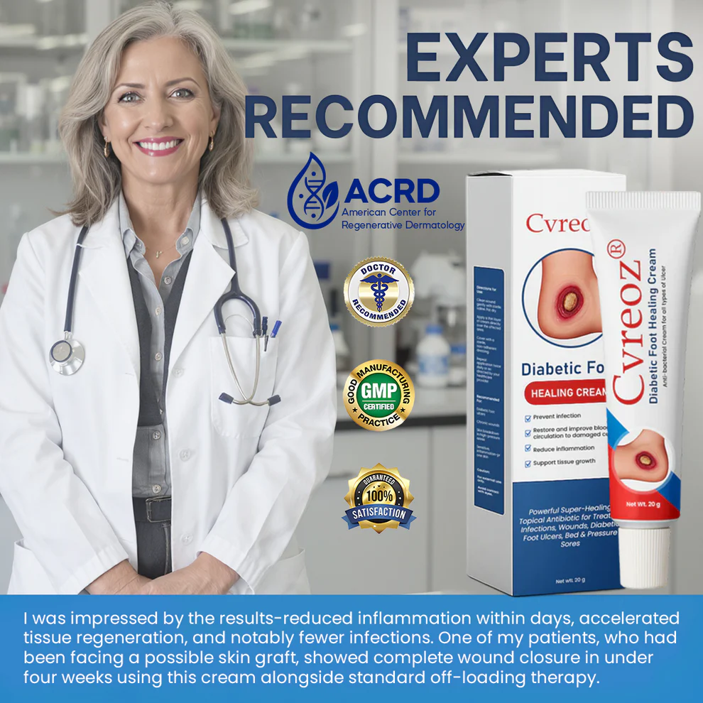 Cvreoz® Diabetic Foot Healing Cream 1 Cvreoz® Diabetic Foot Healing Cream