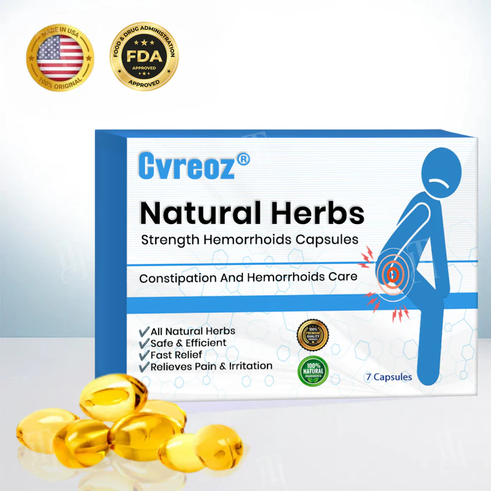 Cvreoz® Natural Herbs Strength Hemorrhoids Capsules 1 Cvreoz® Natural Herbs Strength Hemorrhoids Capsules