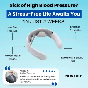 NEWYUO® Blood Pressure Reducing Automatic Massager