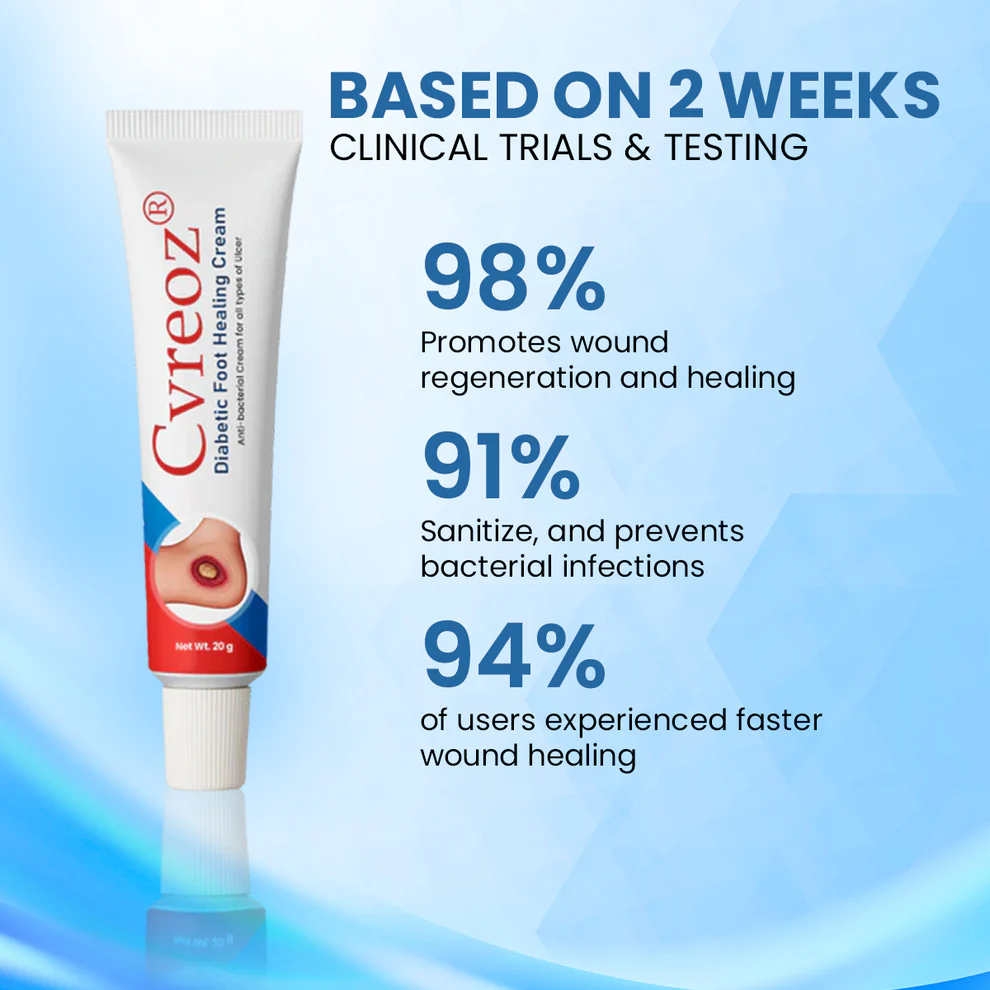Cvreoz® Diabetic Foot Healing Cream 4 Cvreoz® Diabetic Foot Healing Cream