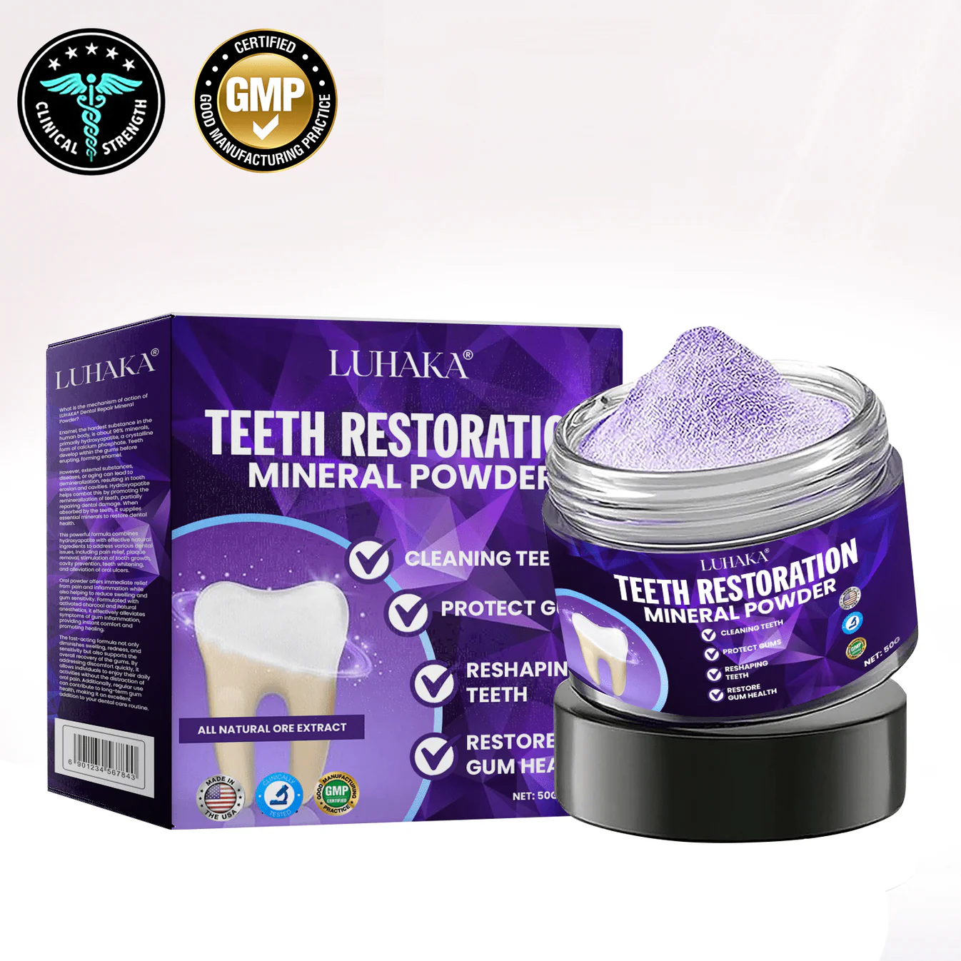 LUHAKA® Dental Repair Mineral Powder 1 LUHAKA® Dental Repair Mineral Powder