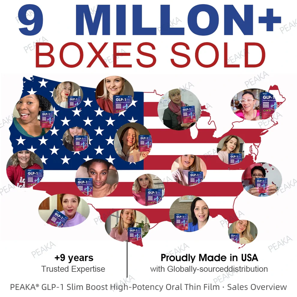 PEAKA® GLP‑1 Slimming Vitality Boost Oral Strips 12 PEAKA® GLP‑1 Slimming Vitality Boost Oral Strips