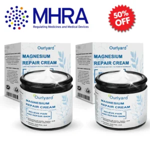 Ourlyard® Magnesium skin repair cream (Psoriasis and Eczema Relief, Skin Repair, Even Tone, Rosacea and Dark Spot Treatment, Wart and Skin tags Removal)