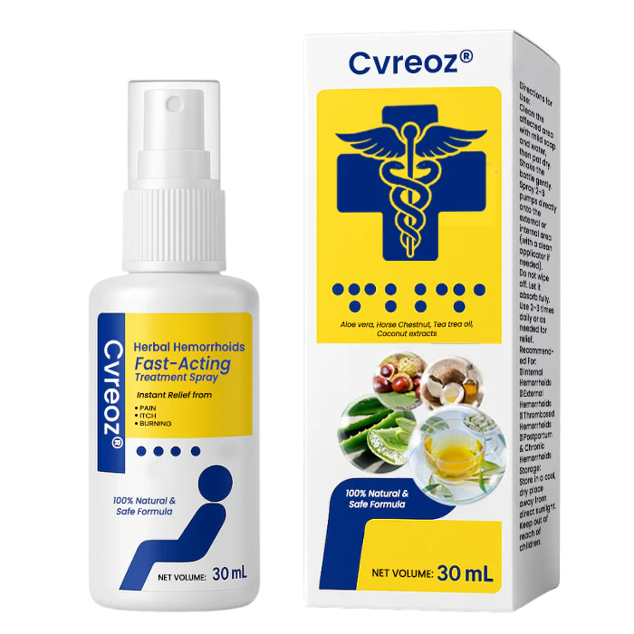 Cvreoz® Herbal Hemorrhoids Fast-Acting Treatment Spray 7 Cvreoz® Herbal Hemorrhoids Fast-Acting Treatment Spray