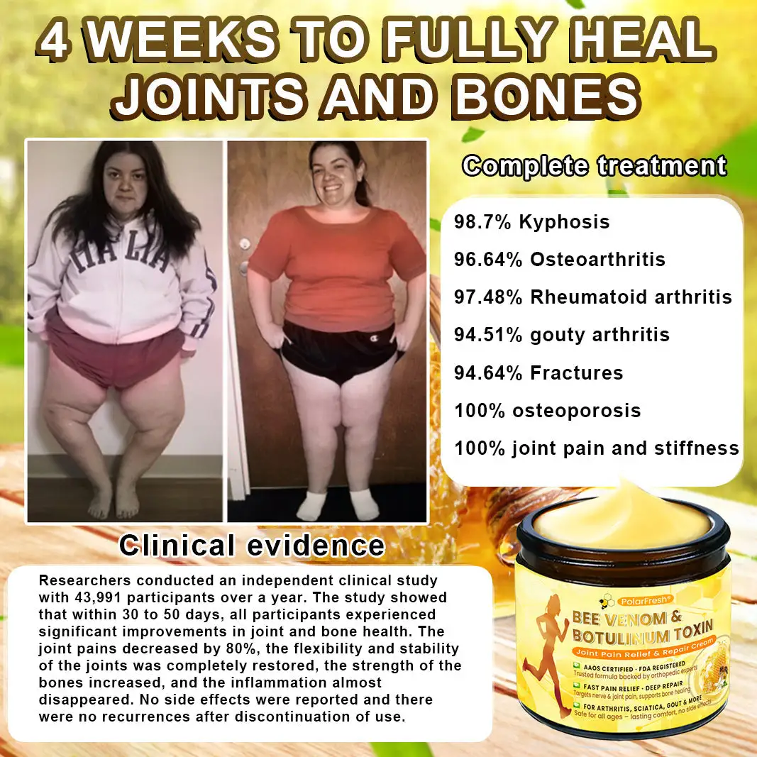 PolarFresh® Bee Venom & Botulinum Toxin Joint Pain Relief & Repair Cream 13 PolarFresh® Bee Venom & Botulinum Toxin Joint Pain Relief & Repair Cream - Image 13