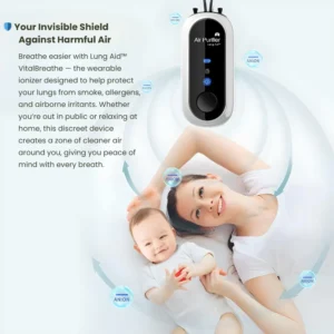 Lung Aid™ VitalBreathe Ionizer: Breathe Cleaner Air Instantly