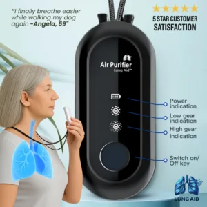 Lung Aid™ VitalBreathe Ionizer: Breathe Cleaner Air Instantly