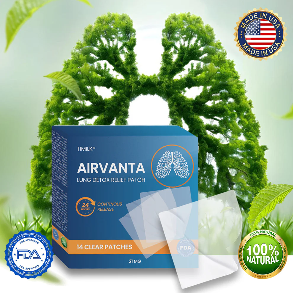 Timilk® AirVanta Lung Detox Relief Patch 1 Timilk® AirVanta Lung Detox Relief Patch