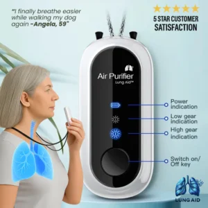 Lung Aid™ VitalBreathe Ionizer: Breathe Cleaner Air Instantly