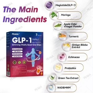 PEAKA® GLP‑1 Slimming Vitality Boost Oral Strips 20 PEAKA® GLP‑1 Slimming Vitality Boost Oral Strips