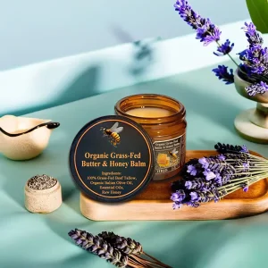 JORONDY Organic Grass-Fed Butter & Honey Balm 2 JORONDY Organic Grass-Fed Butter & Honey Balm