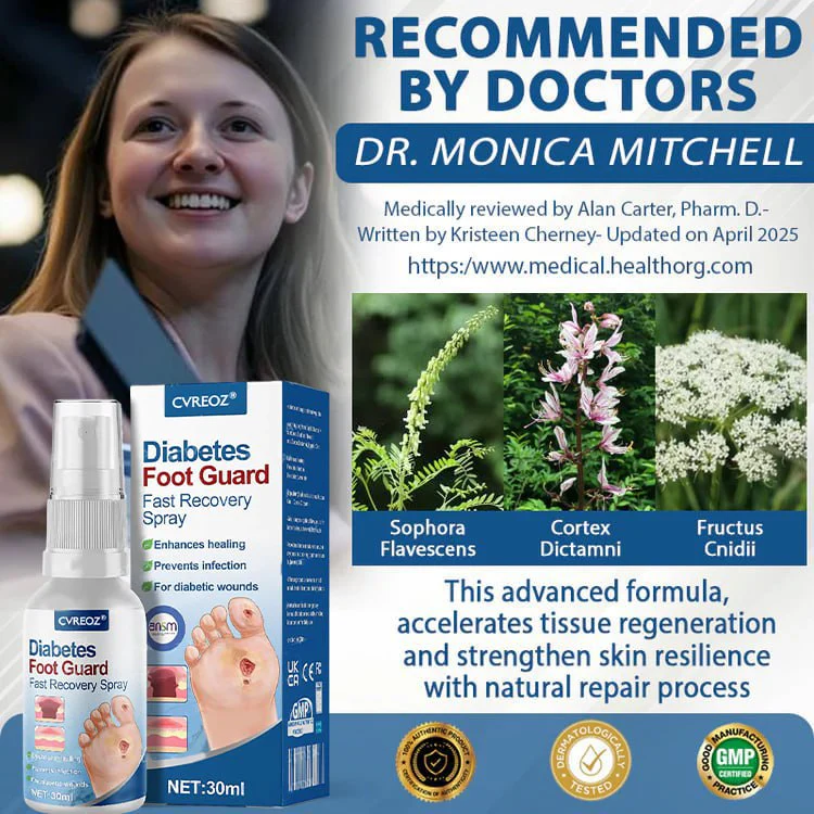 CVREOZ® Diabetes Foot Guard Fast Recovery Spray 10 CVREOZ® Diabetes Foot Guard Fast Recovery Spray