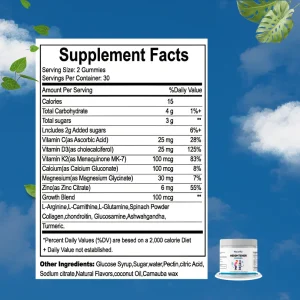 Vitalix Heightener Gummies 10 Vitalix Heightener Gummies