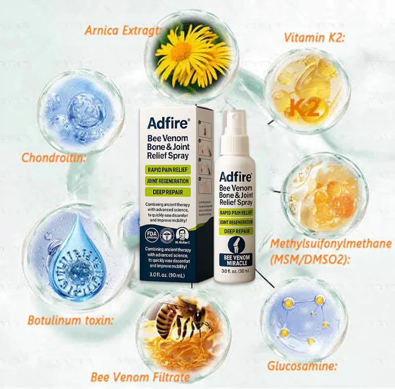 ADFIRE® Bee Venom Pain-Relief Bone Healing Spray 19 ADFIRE® Bee Venom Pain-Relief Bone Healing Spray