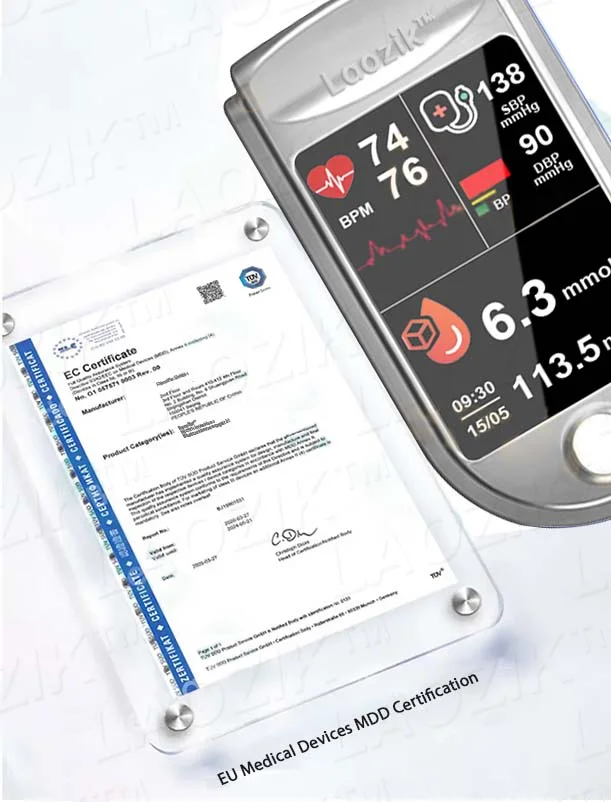 Laozik™ Professional 3-in-1 Blood Glucose & Body Health Monitor 11 Laozik™ Professional 3-in-1 Blood Glucose & Body Health Monitor - Image 11